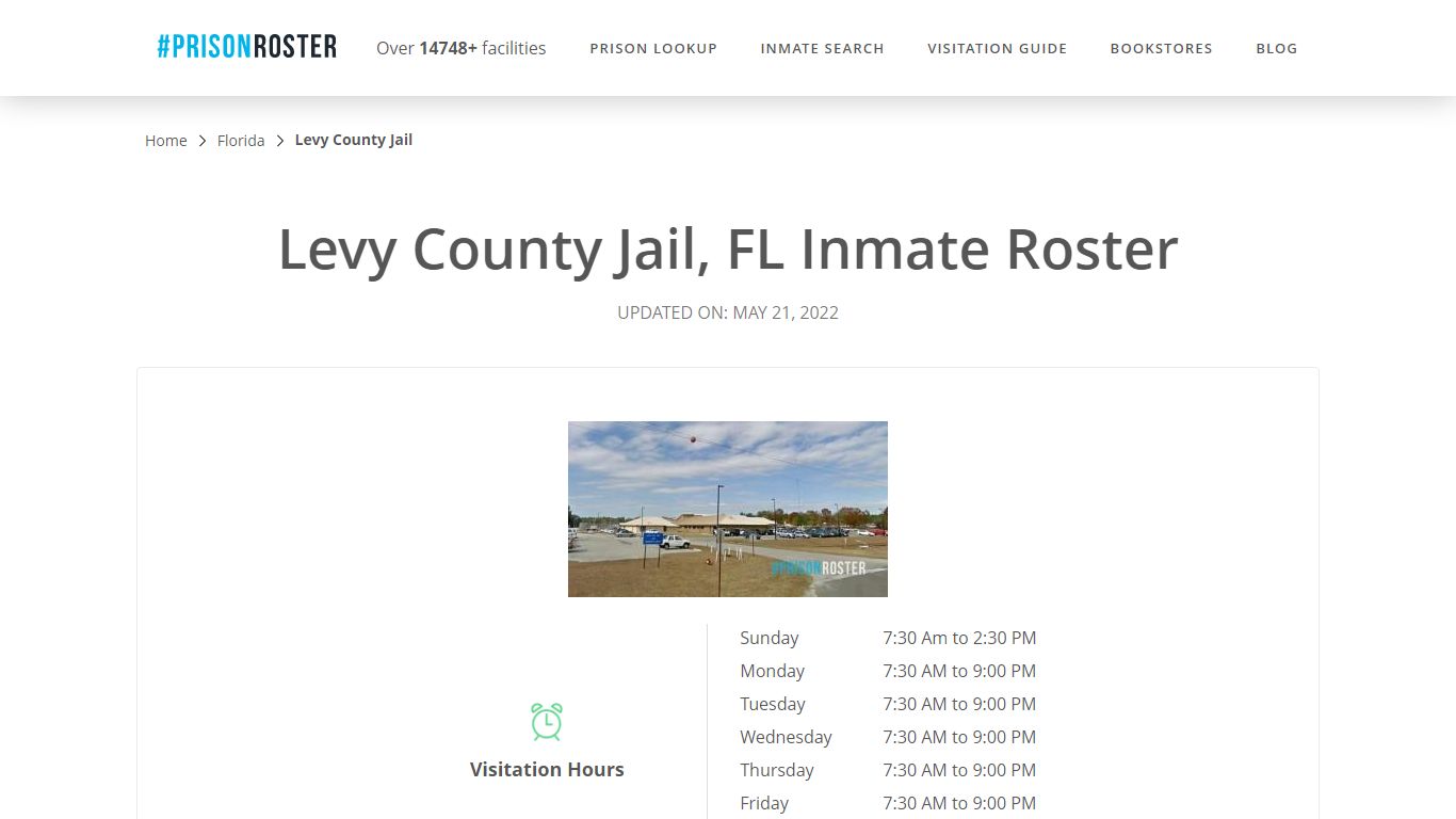 Levy County Jail, FL Inmate Roster